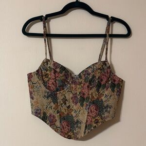 Floral Corset Top